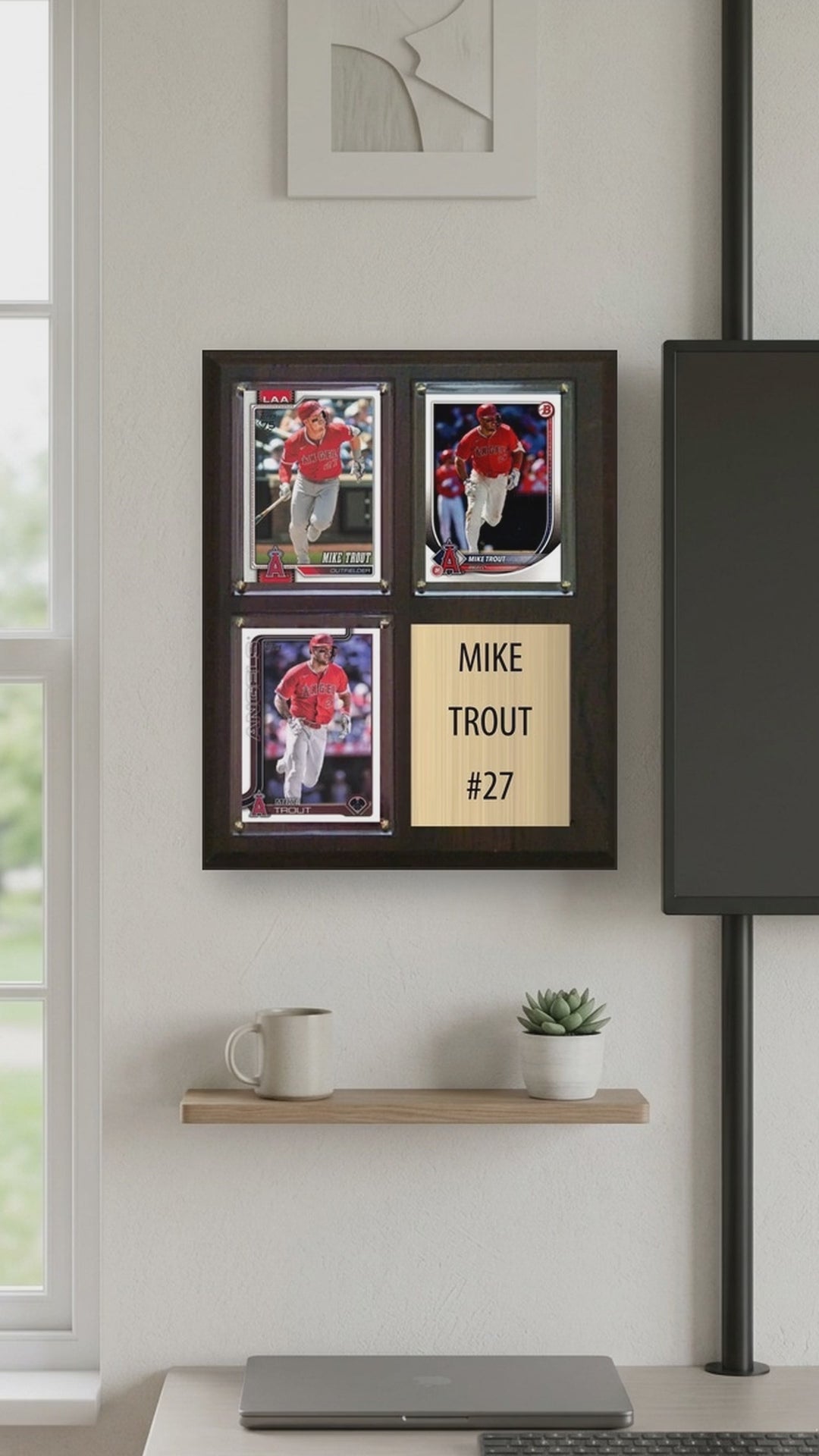 Mike Trout plaque video - vertical 9x16