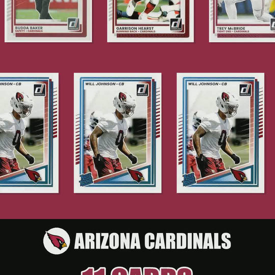 Arizona Cardinals 2025 Donruss factory-sealed team set reel