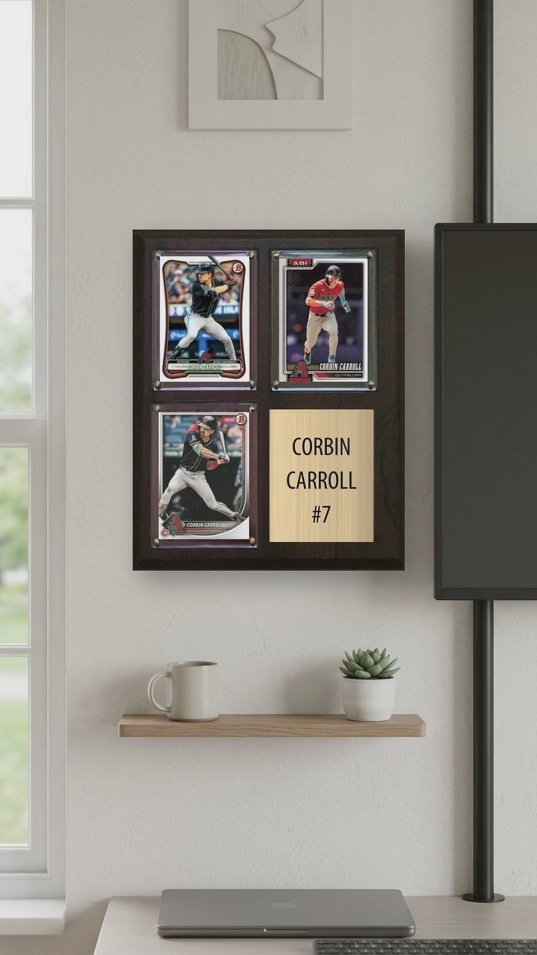 Corbin Carroll plaque video - vertical 9x16