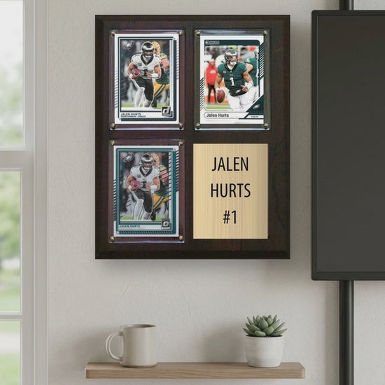 Jalen Hurts plaque video - vertical 9x16