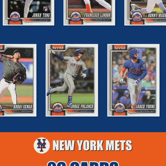 New York Mets 2026 Topps Series 1 & 2 team set reel