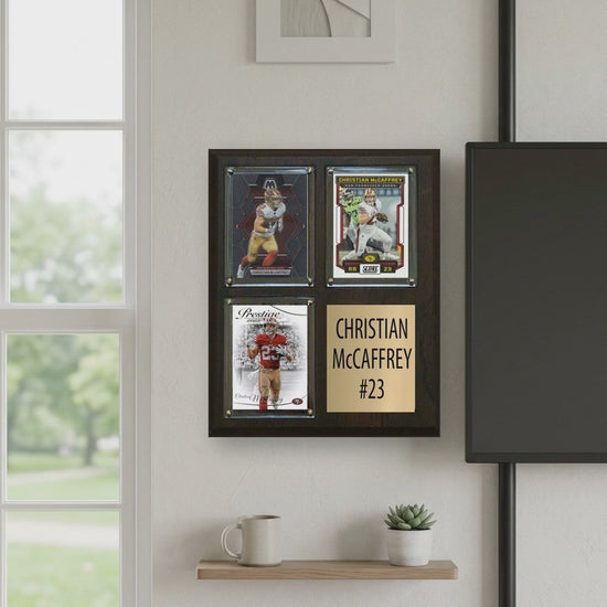 Christian McCaffrey plaque video - square 1x1