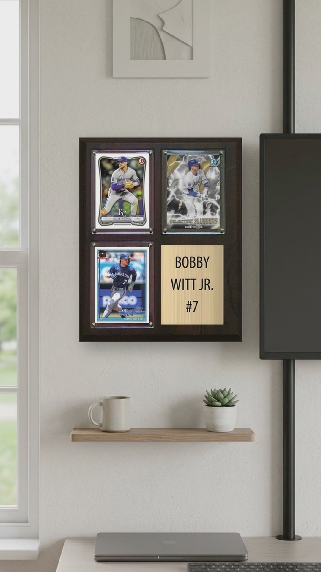 Bobby Witt Jr. plaque video - vertical 9x16