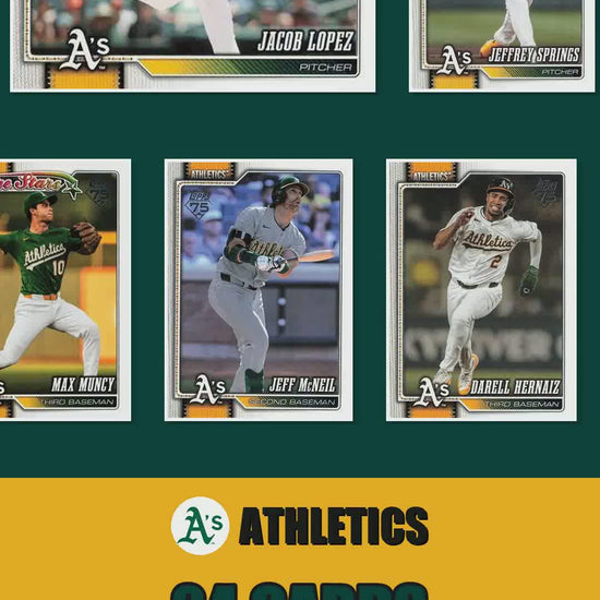 Athletics 2026 Topps Series 1 & 2 team set reel