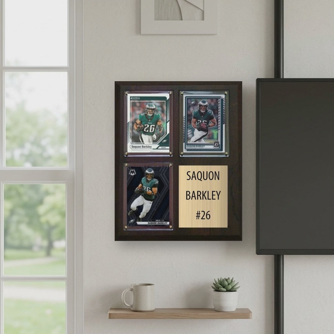 Saquon Barkley plaque video - square 1x1