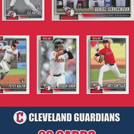 Cleveland Guardians 2026 Topps Series 1 & 2 team set reel