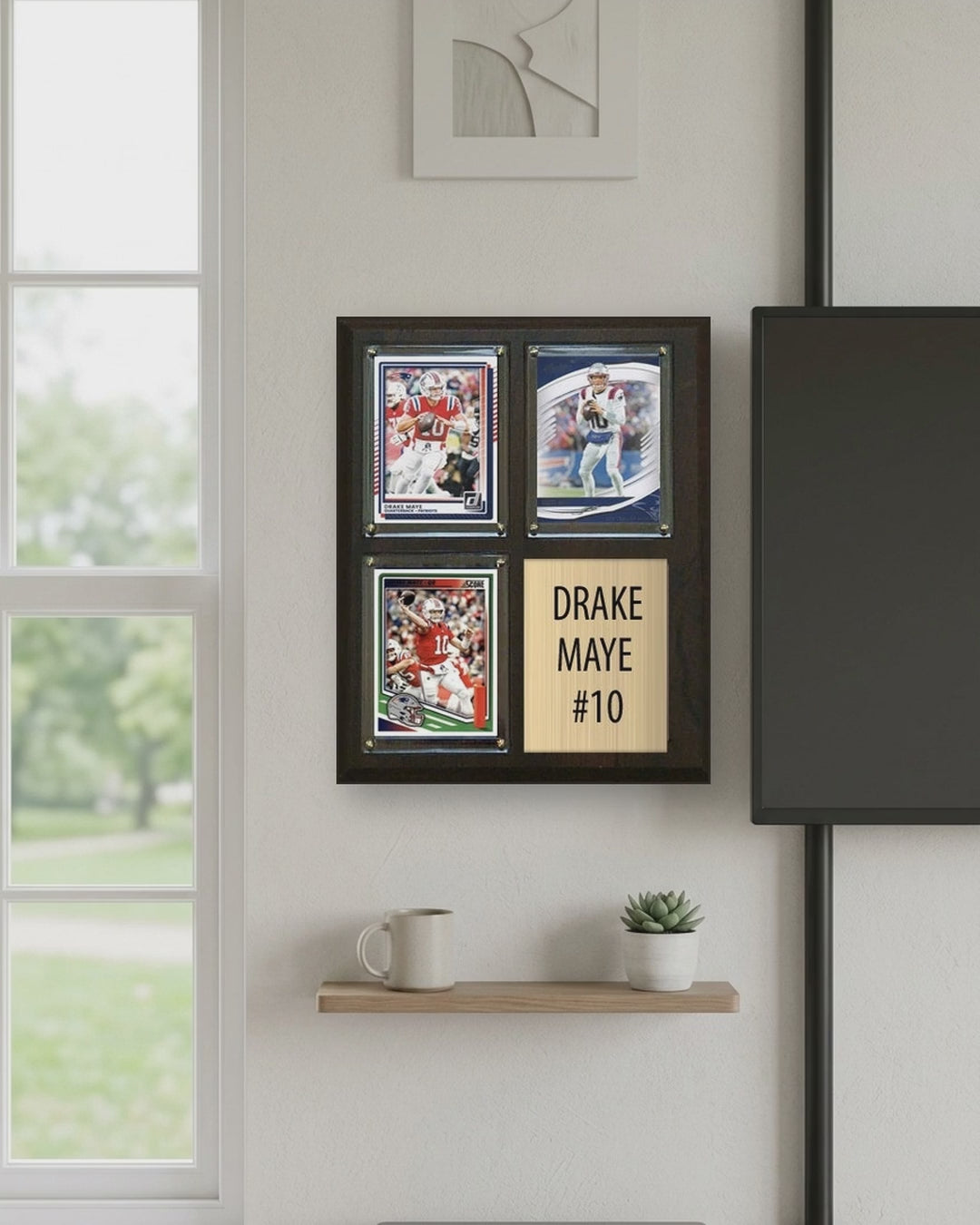 Drake Maye plaque video - feed 4x5