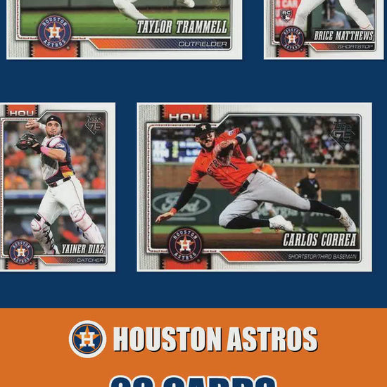 Houston Astros 2026 Topps Series 1 & 2 team set reel