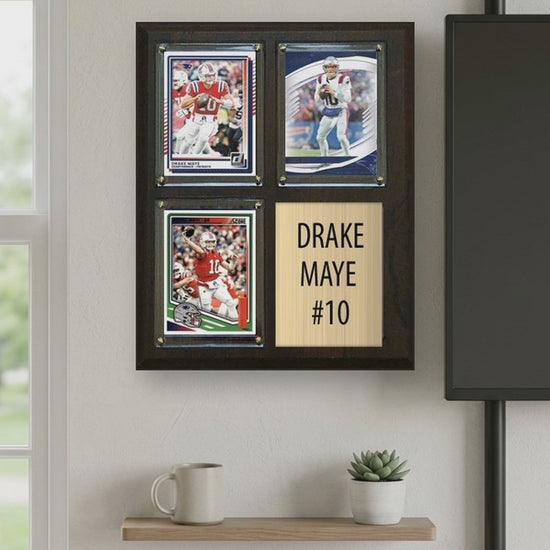 Drake Maye plaque video - vertical 9x16