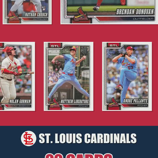 St. Louis Cardinals 2026 Topps Series 1 & 2 team set reel