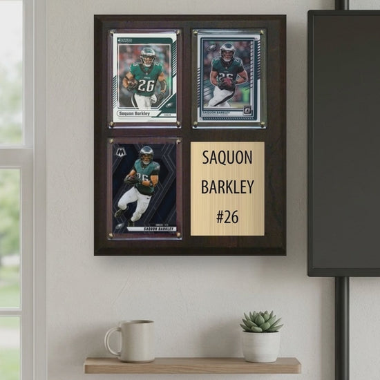 Saquon Barkley plaque video - vertical 9x16