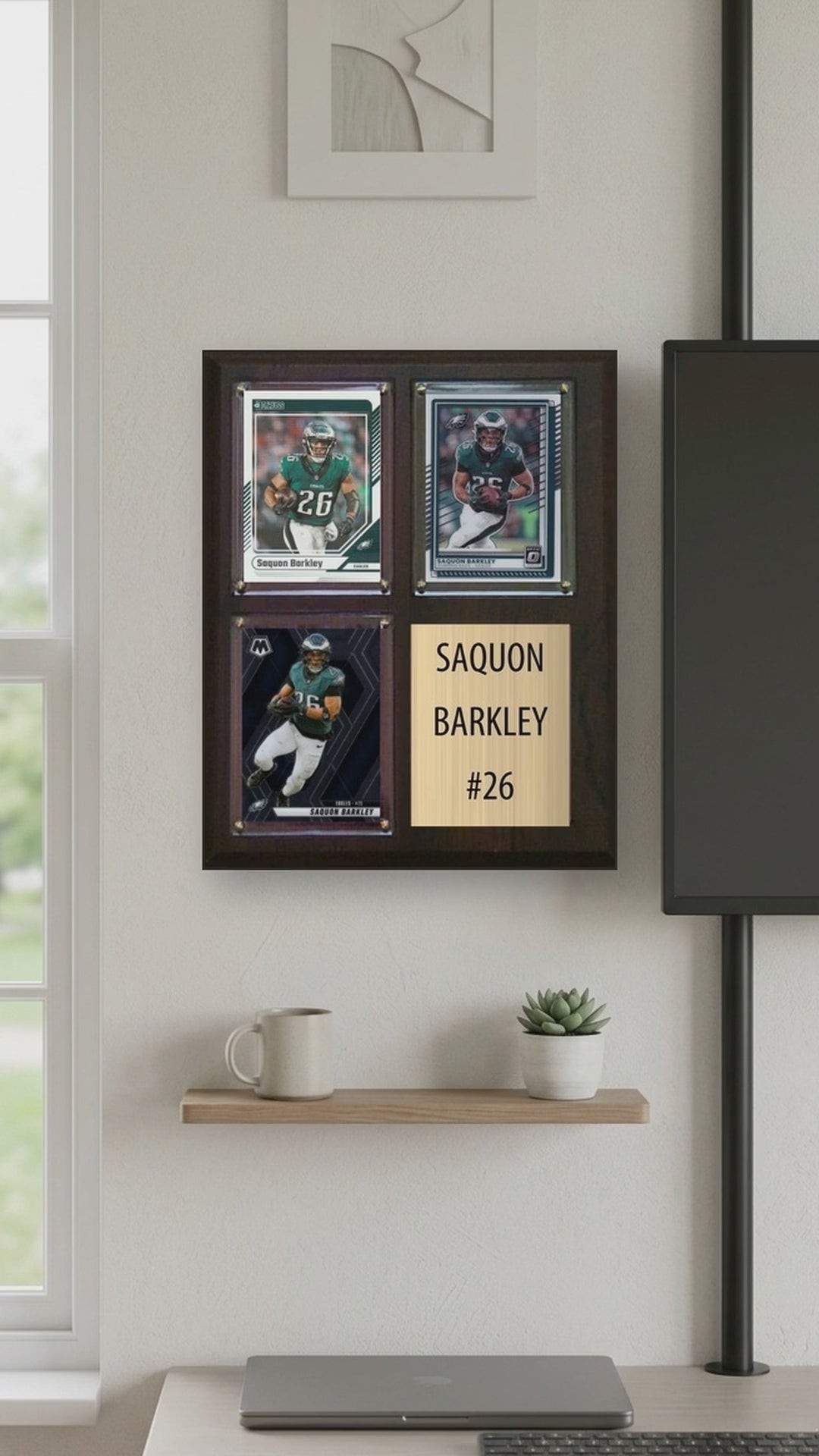 Saquon Barkley plaque video - vertical 9x16