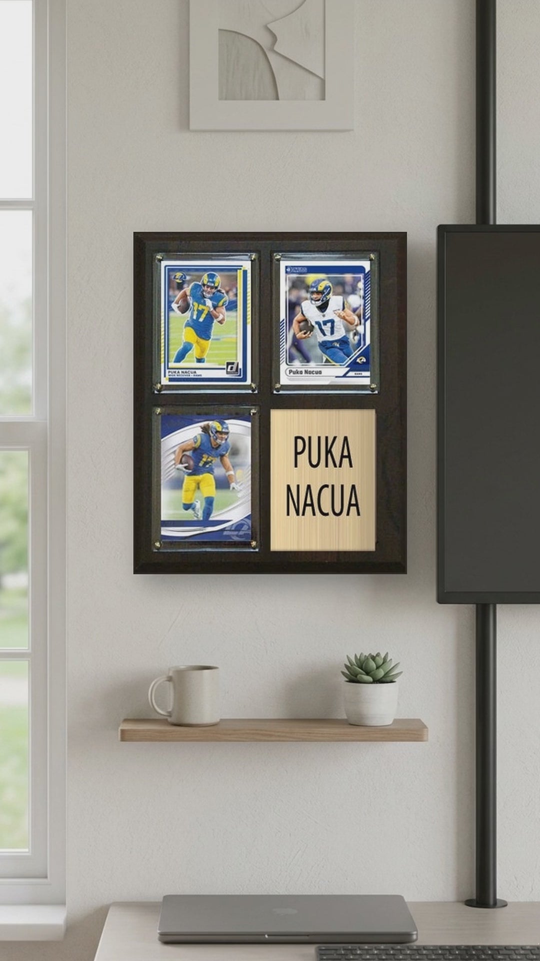 Puka Nacua plaque video - vertical 9x16