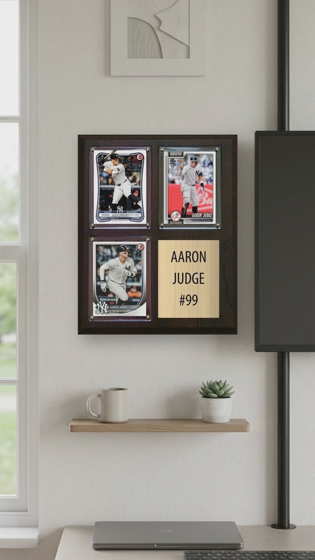Aaron Judge plaque video - vertical 9x16
