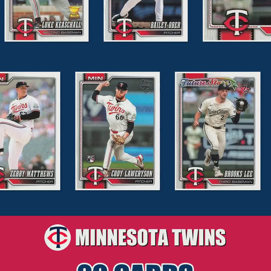 Minnesota Twins 2026 Topps Series 1 & 2 team set reel