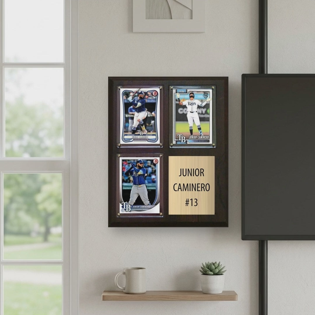 Junior Caminero plaque video - square 1x1