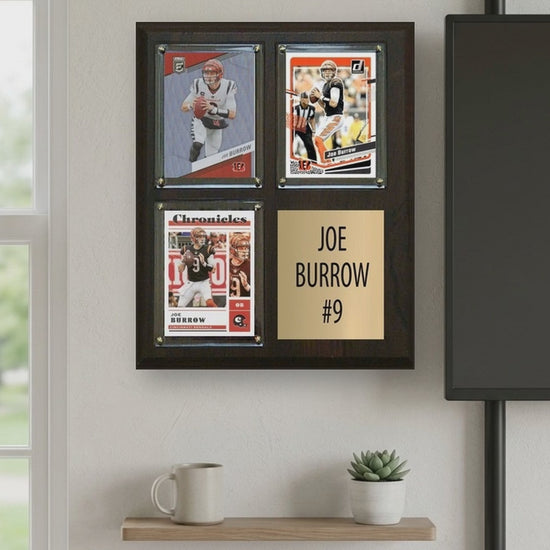 Joe Burrow plaque video - vertical 9x16