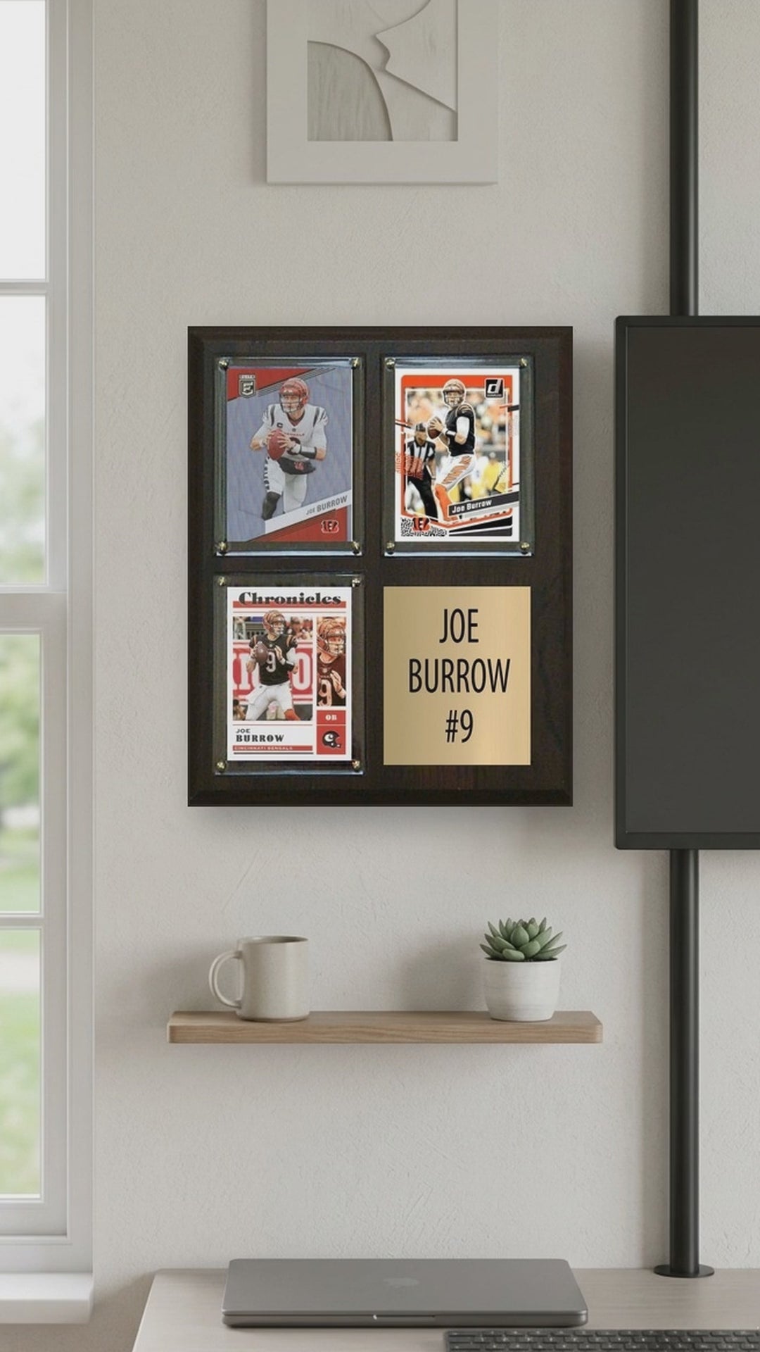 Joe Burrow plaque video - vertical 9x16