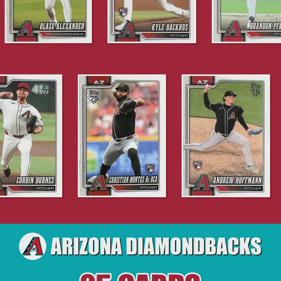 Arizona Diamondbacks 2026 Topps Series 1 & 2 team set reel