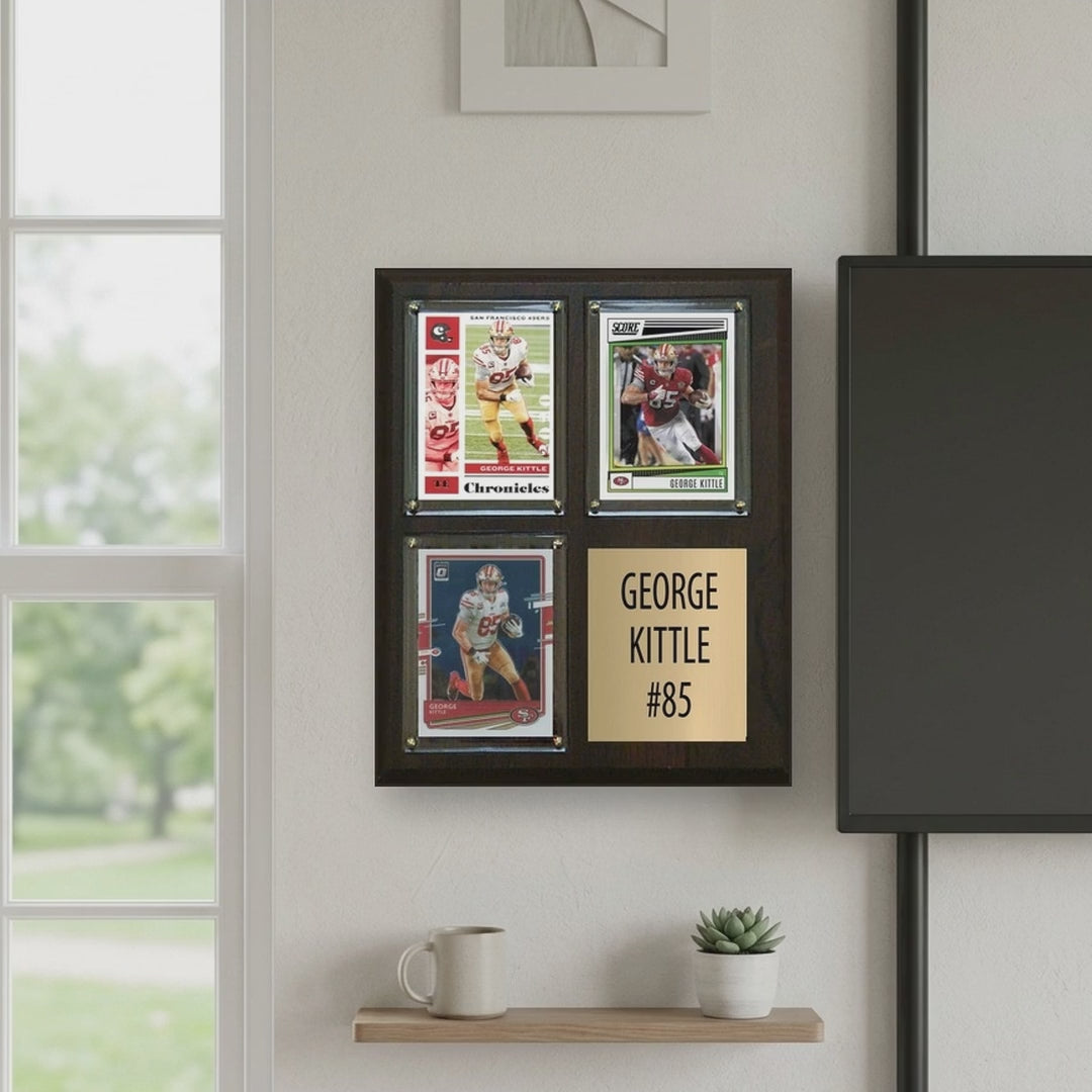 George Kittle plaque video - square 1x1