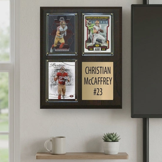 Christian McCaffrey plaque video - vertical 9x16