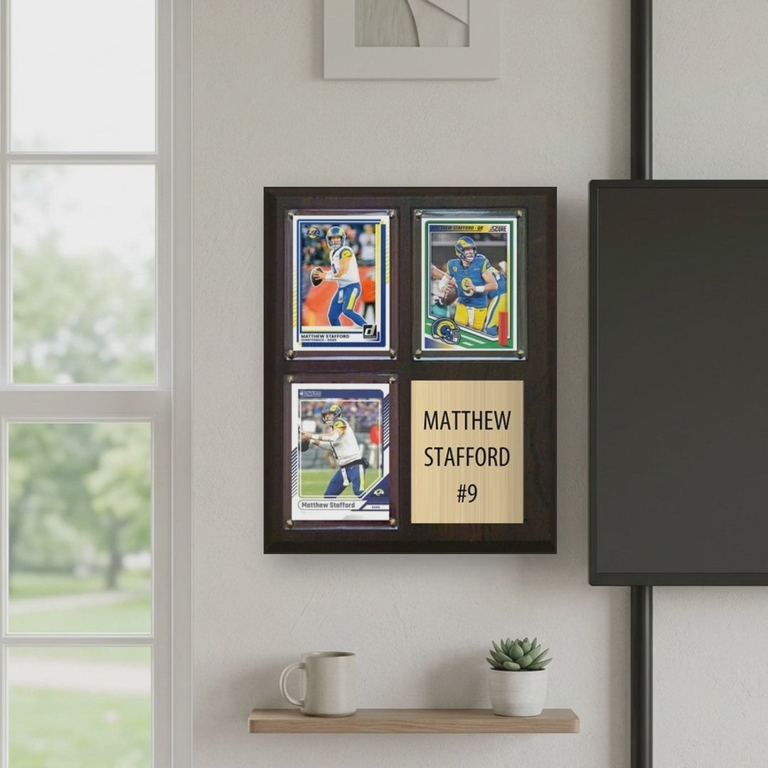 Matthew Stafford plaque video - square 1x1