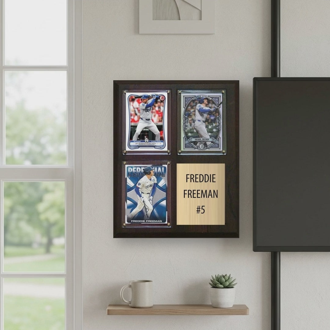 Freddie Freeman plaque video - square 1x1