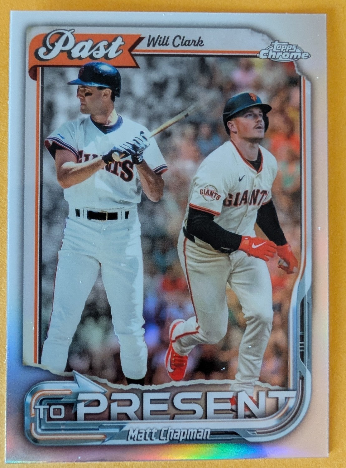 2026 Topps Chrome Past to Present Will Clark / Matt Chapman #PTP-24