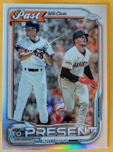 2026 Topps Chrome Past to Present Will Clark / Matt Chapman #PTP-24