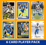 Puka Nacua 6 Card Player Pack  2024 2025 Donruss Panini Score Los Angeles Rams