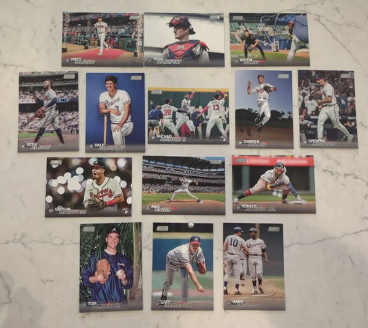 2023 Topps Stadium Club Atlanta Braves Team Set Acuna Michael Harris