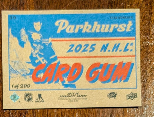 2025-26 UD Parkhurst 1954-55 Retros Sean Monahan #39 - Columbus Blue Jackets