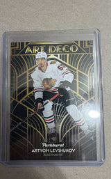 2025-26 UD Parkhurst Art Deco Artyom Levshunov #AD-13 - Chicago Blackhawks