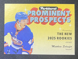 2025-26 Upper Deck Parkhurst Prominent Prospects Matthew Schaefer #PP-8