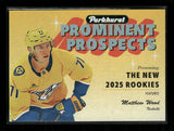 2025-26 Upper Deck Parkhurst Prominent Prospects Matthew Wood #PP-16
