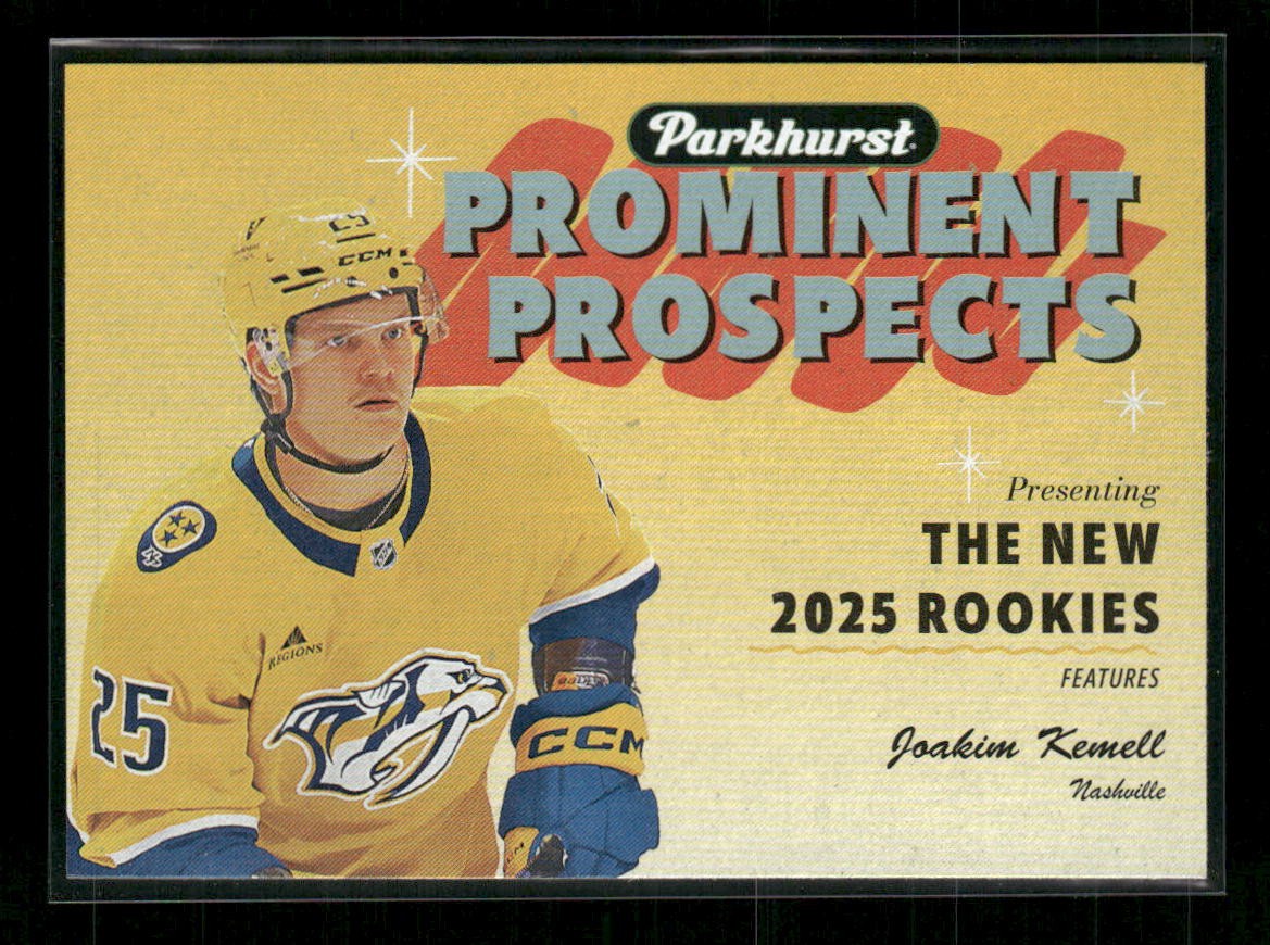 2025-26 Upper Deck Parkhurst Prominent Prospects Joakim Kemell #PP-20