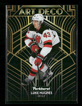 2025-26 Upper Deck Parkhurst Art Deco Luke Hughes #AD-3 - New Jersey Devils