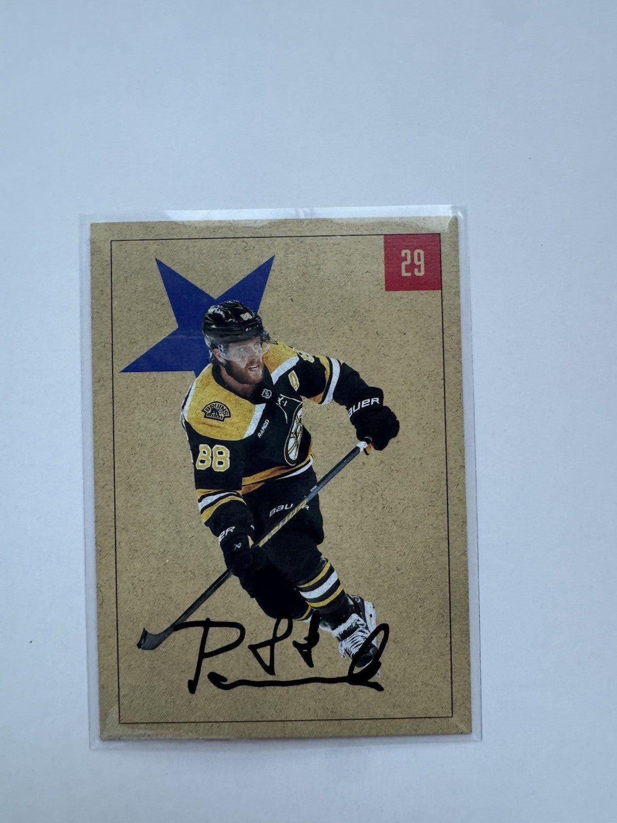 2025-26 Upper Deck Parkhurst 1954-55 Retros David Pastrnak #29 - Boston Bruins