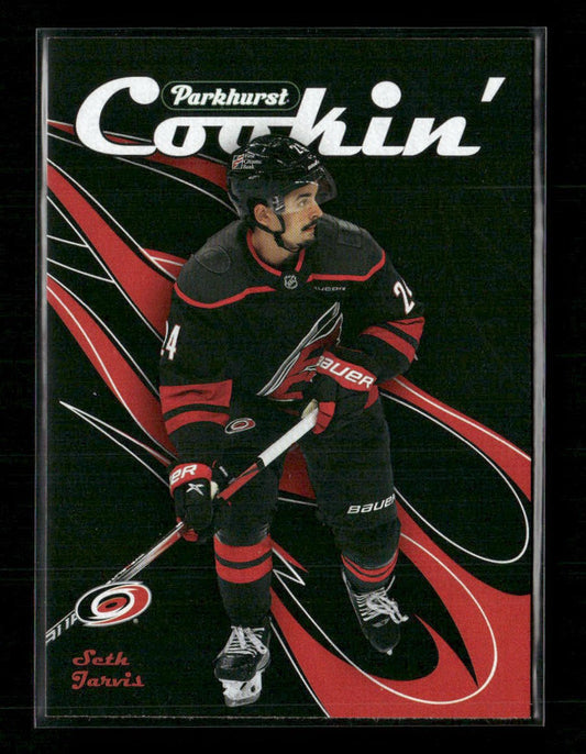 2025-26 Upper Deck Parkhurst Cookin' Seth Jarvis #C-4 - Carolina Hurricanes