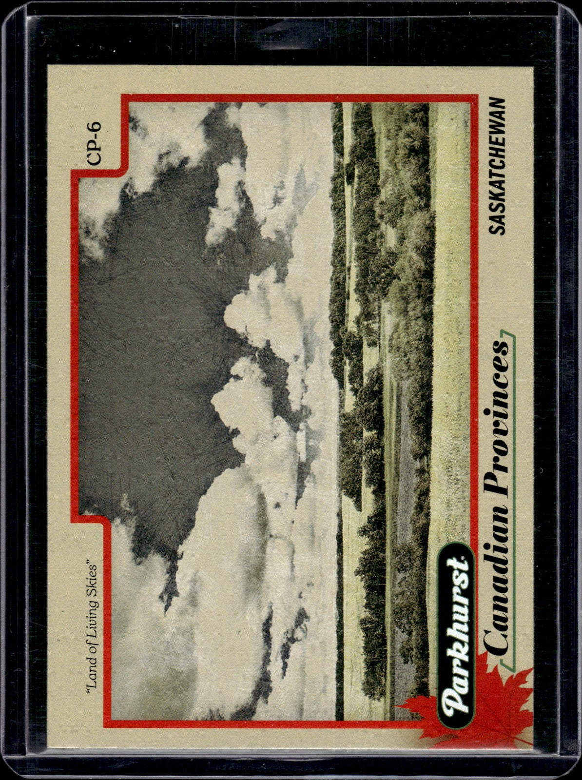 2025-26 Upper Deck Parkhurst Canadian Provinces Saskatchewan #CP-6