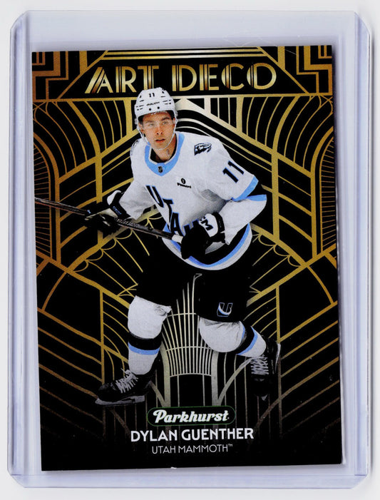 2025-26 Upper Deck Parkhurst Art Deco Dylan Guenther #AD-7 - Utah Mammoth