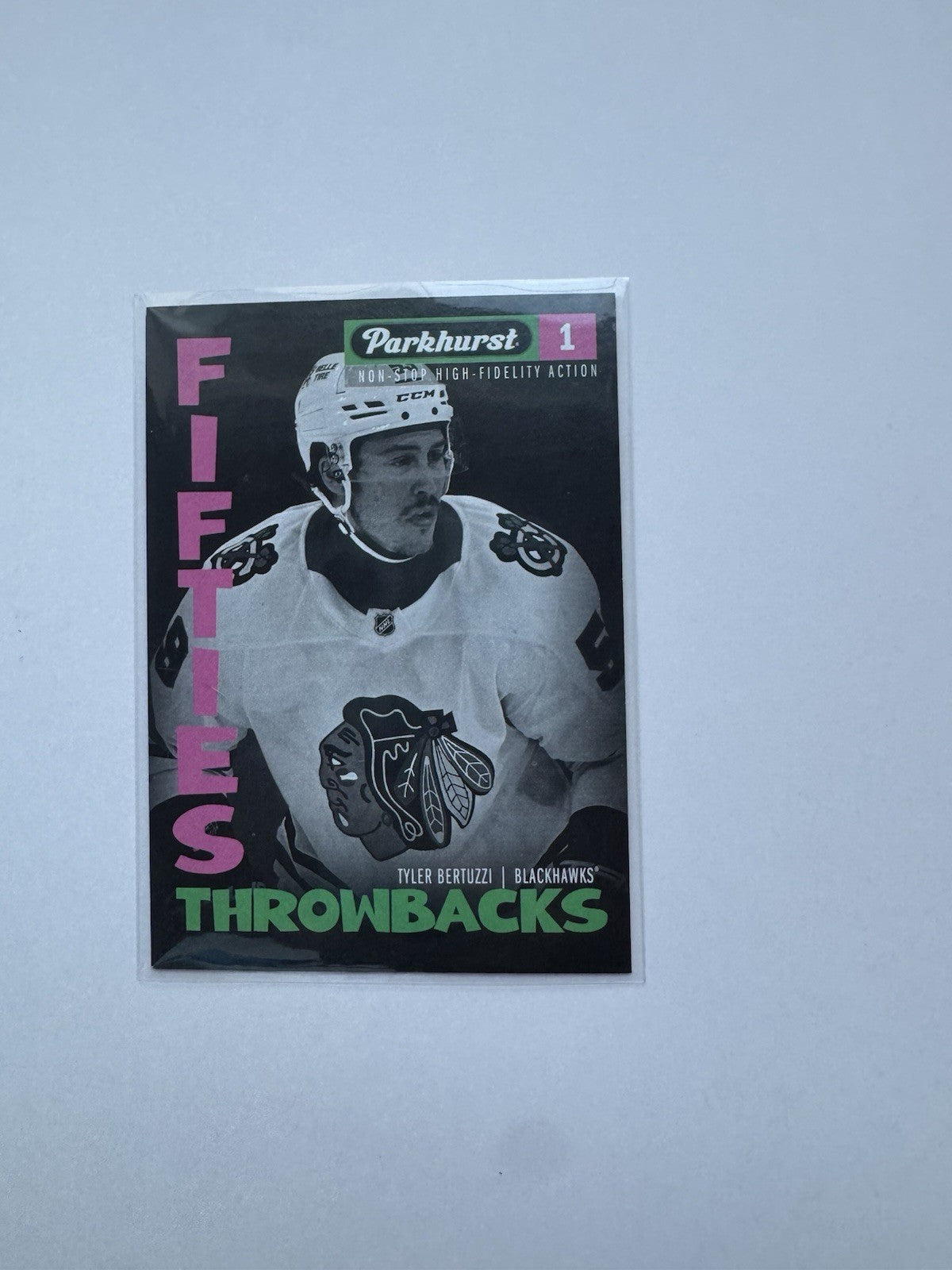 2025-26 Upper Deck Parkhurst Fifties Throwbacks Tyler Bertuzzi #FT-15