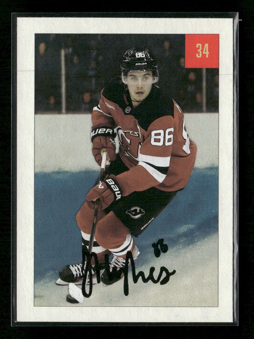 2025-26 Upper Deck Parkhurst 1954-55 Retros Jack Hughes #34 - New Jersey Devils