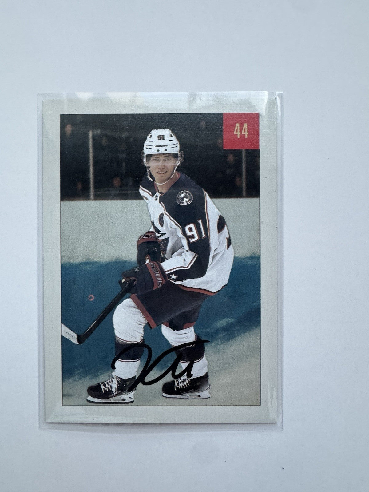 2025-26 UD Parkhurst 1954-55 Retros Kent Johnson #44 - Columbus Blue Jackets
