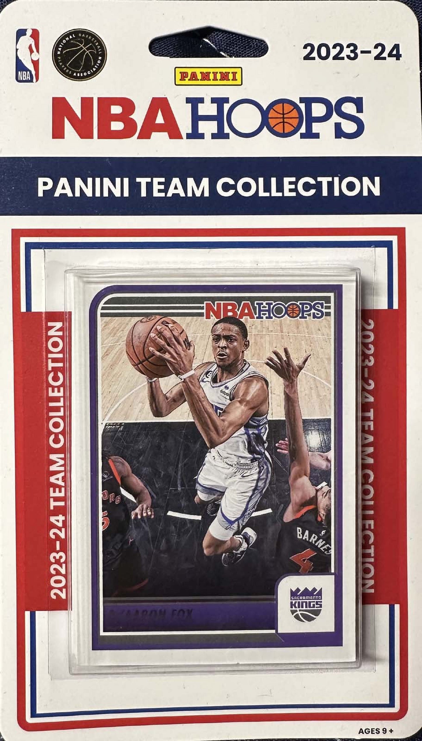 Sacramento Kings 2023 2024 Hoops Factory Sealed Team Set De'Aaron Fox plaque