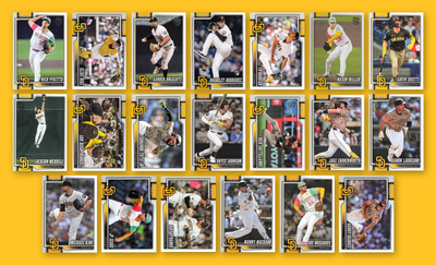 2026 Topps Series 1 & 2 Baseball Team Set 20 Cards San Diego Padres Tatis Machado