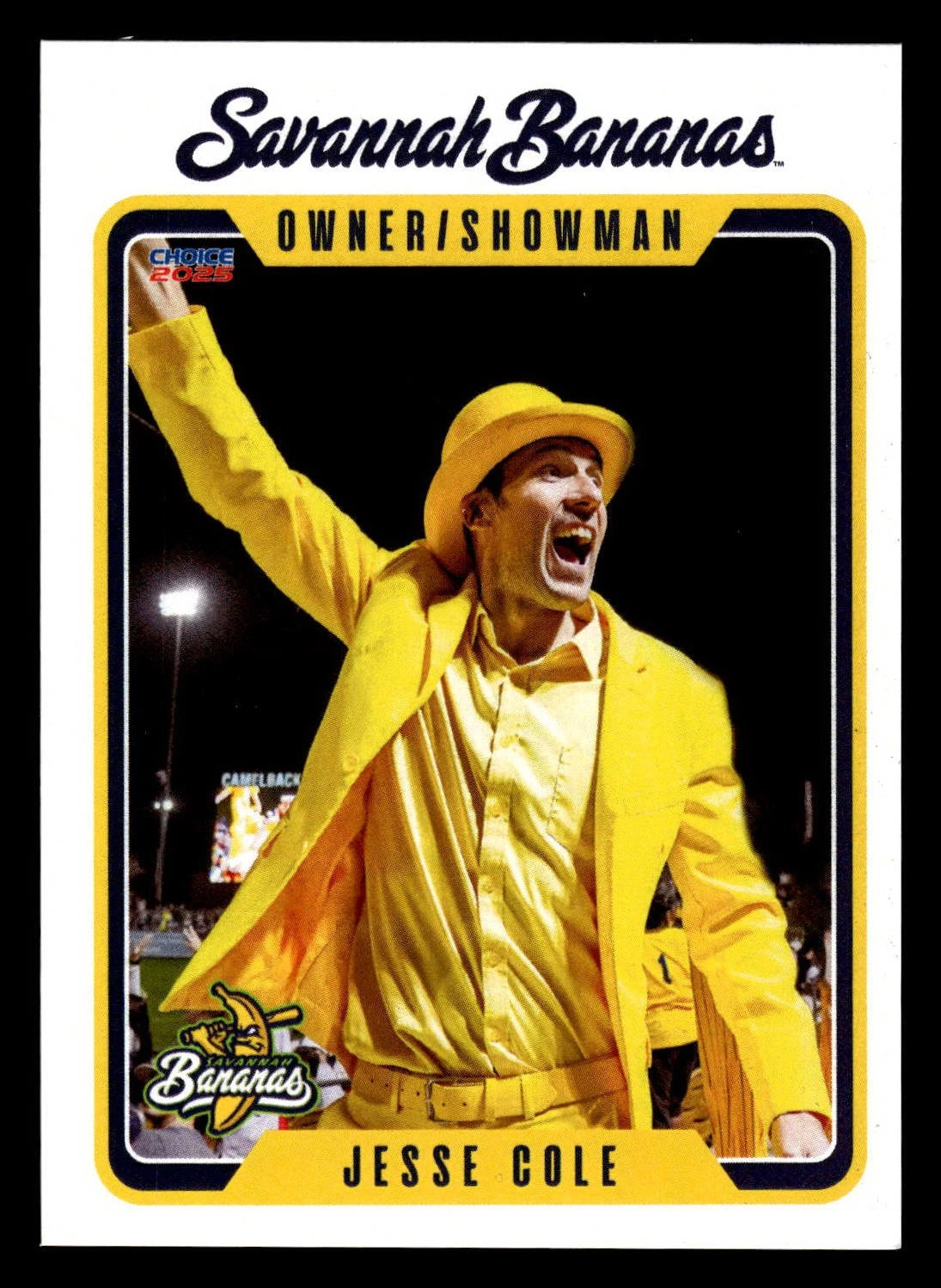 Savannah Bananas 2025 Player Cards - Complete Set - 34 Cards - Flash Tha Kid RAC plaque