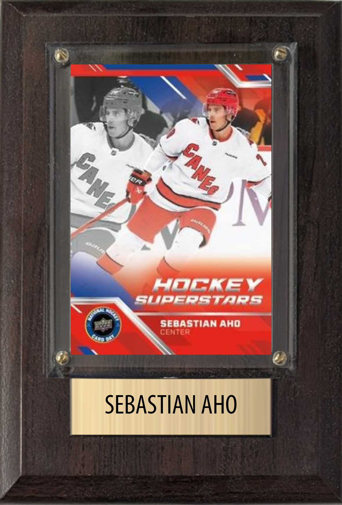 Sebastian Aho Carolina Hurricanes plaque