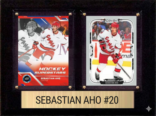 Sebastian Aho Carolina Hurricanes plaque