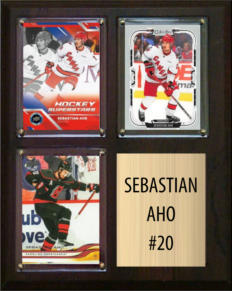 Sebastian Aho Carolina Hurricanes plaque